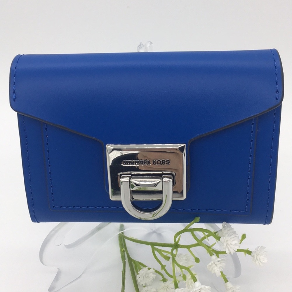 Michael Kors Manhattan SM Flap Wallet Leather - Picture 2 of 8